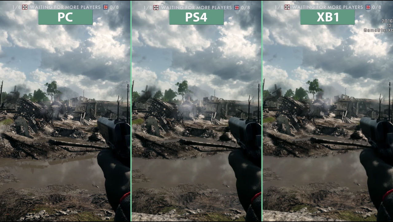 Pc vs. Battlefield 1 ps4 vs PC. Xbox one vs PC. Гридфал Xbox one vs PC. Xbox s vs PC Графика.